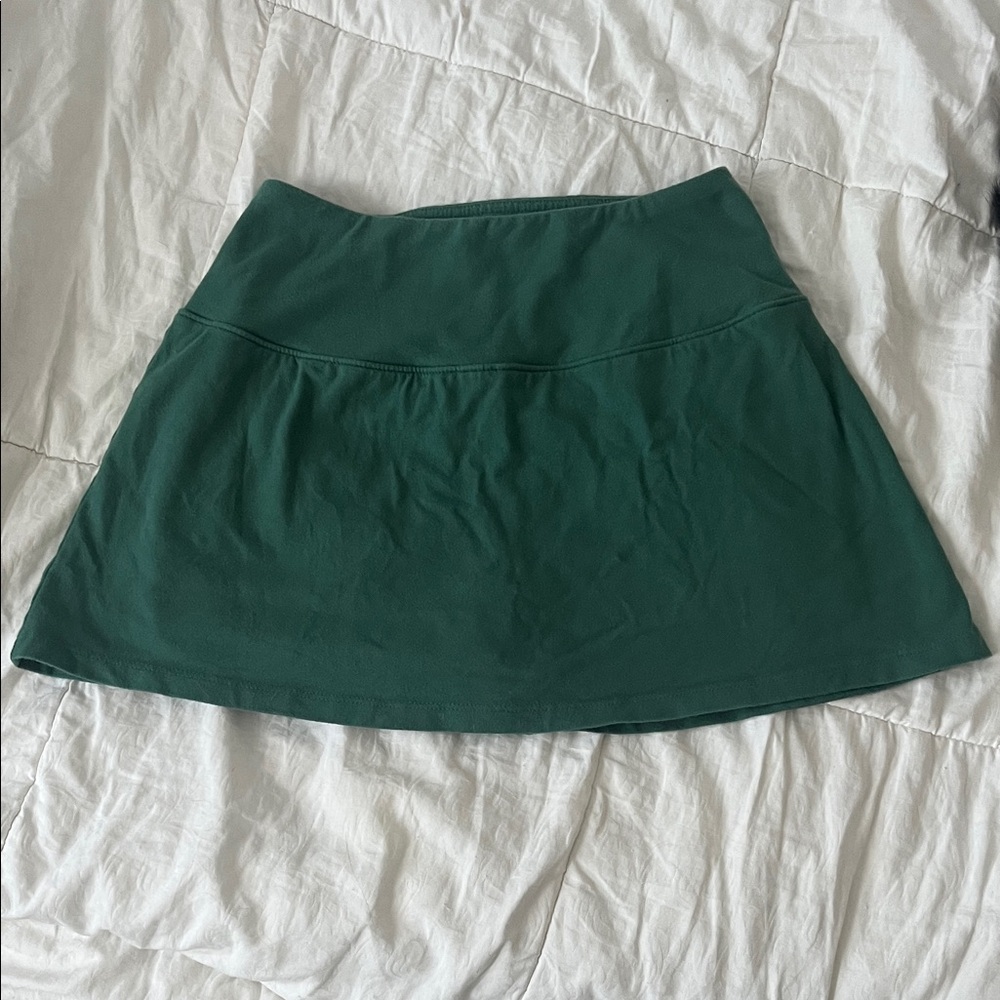 wild fable Forest Green Circle Skort